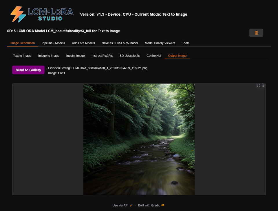 LCM-LoRA Studio