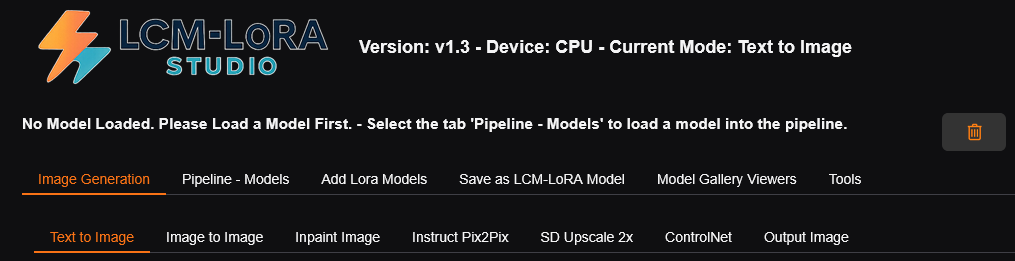 LCM-LoRA Studio